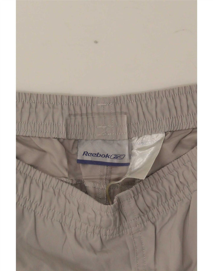 Reebok Short de Sport Homme Gris Moyen