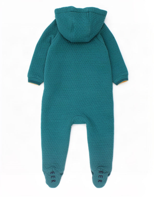 Ολόσωμη φόρμα Ted Baker Baby Boys με κουκούλα 9-12 μηνών πράσινο βαμβακερό