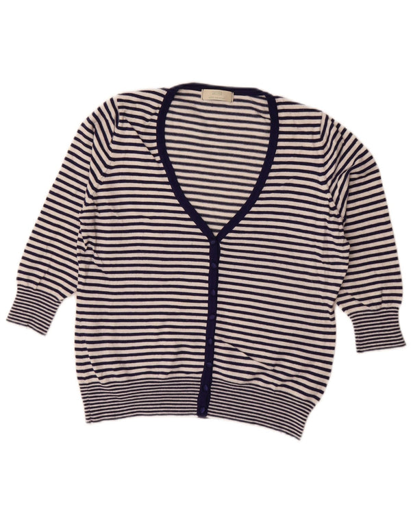 Marks & Spencer Γυναικεία ζακέτα πουλόβερ UK 14 Medium Navy Blue Nautical