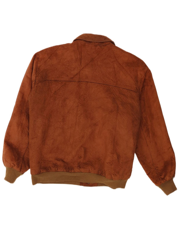 Alta Moda Herre Bomber Ruskindsjakke UK 42 XL Brun