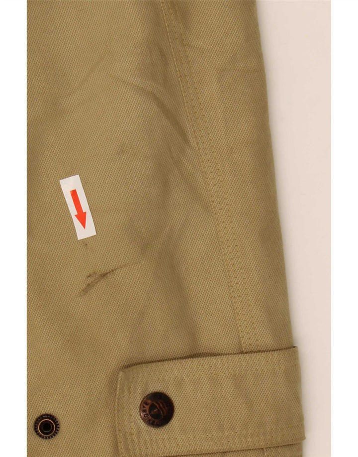 Navigare Mens Windbreaker Jacket UK 42 XL Beige Polyester