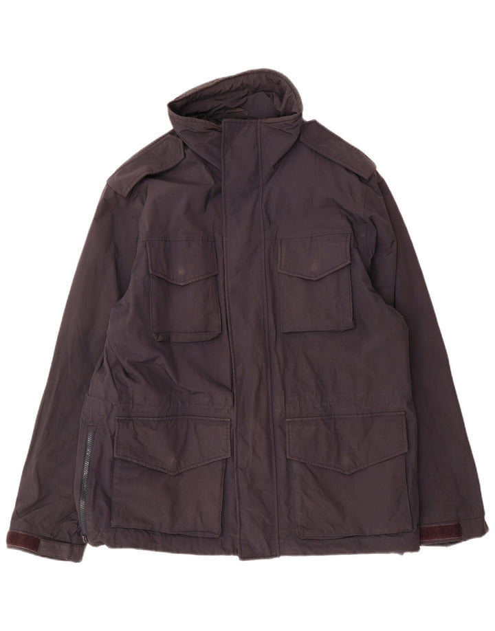 Giacca militare da uomo Alberto Aspesi UK 40 Large nylon nero