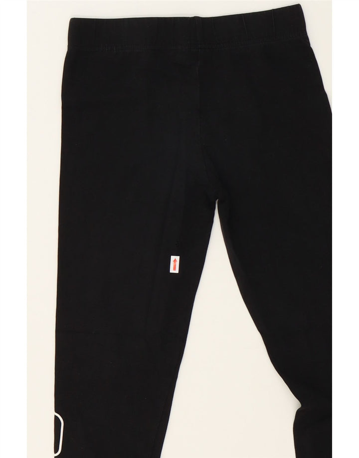 FILA Girls Graphic Leggings 9-10 Years  Black Vintage Fila and Second-Hand Fila from Messina Hembry 
