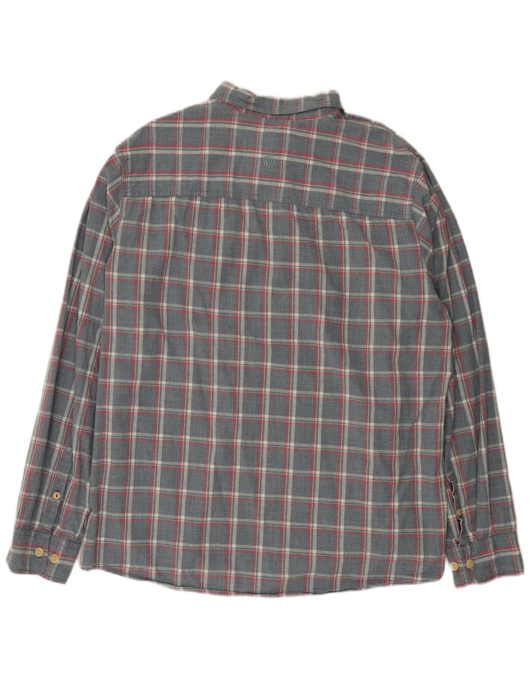 Fat Face Mens Regular Fit Shirt 2XL Grey Plaid Cotton