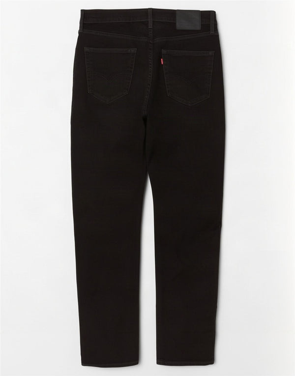 Levi's Uomo 502 Jeans affusolati W30 L32 Cotone Nero