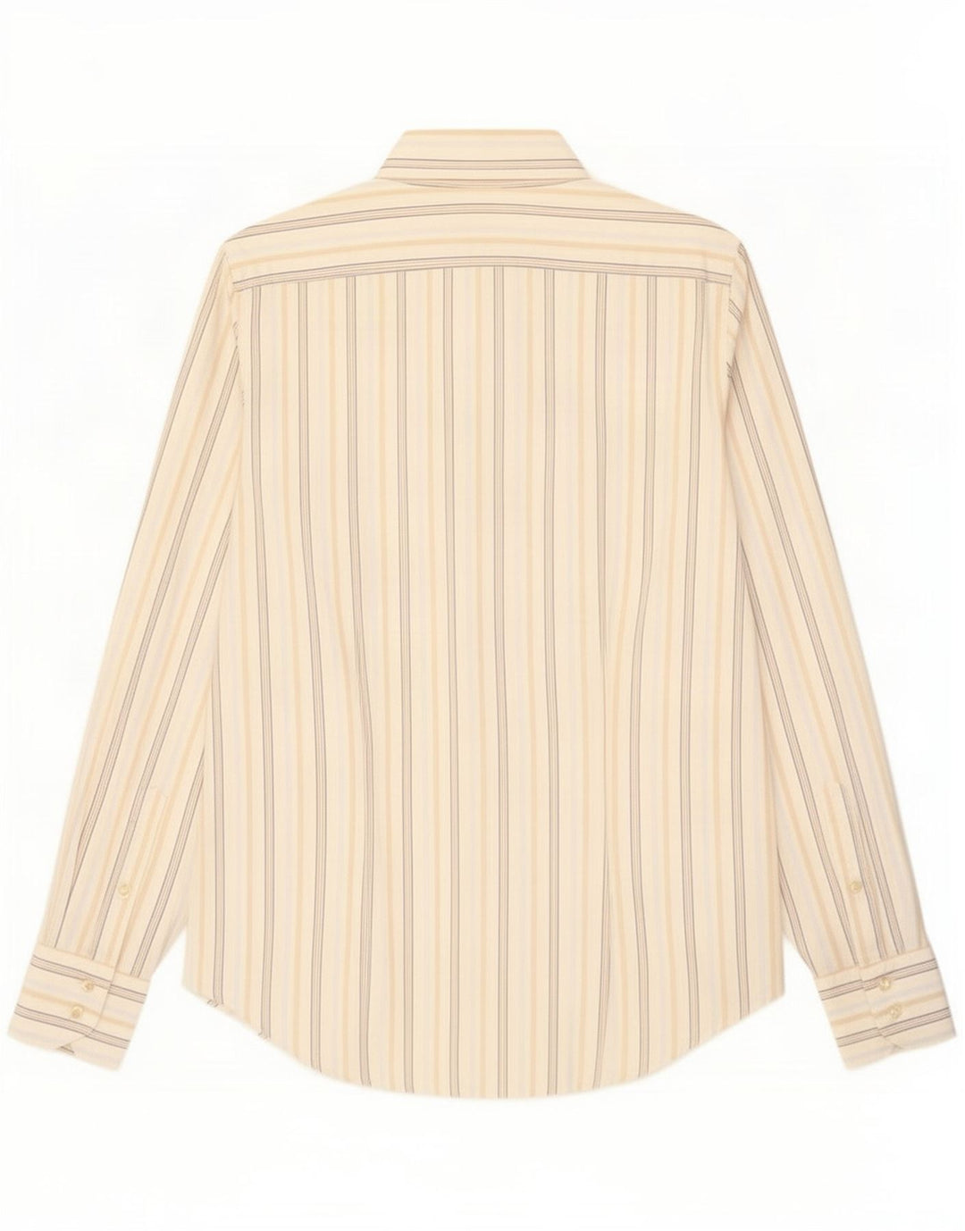 Chemise Benetton pour homme en coton blanc moyen à fines rayures