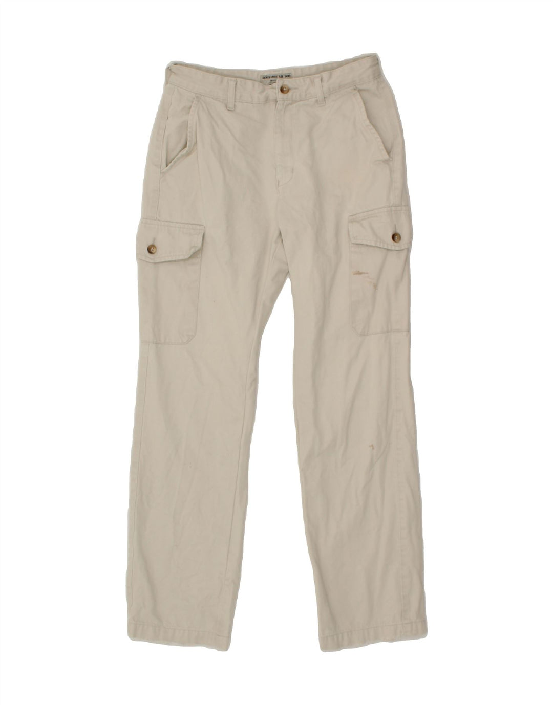 LEE Womens Straight Cargo Trousers W28 L29 Off White Cotton Vintage Lee and Second-Hand Lee from Messina Hembry 