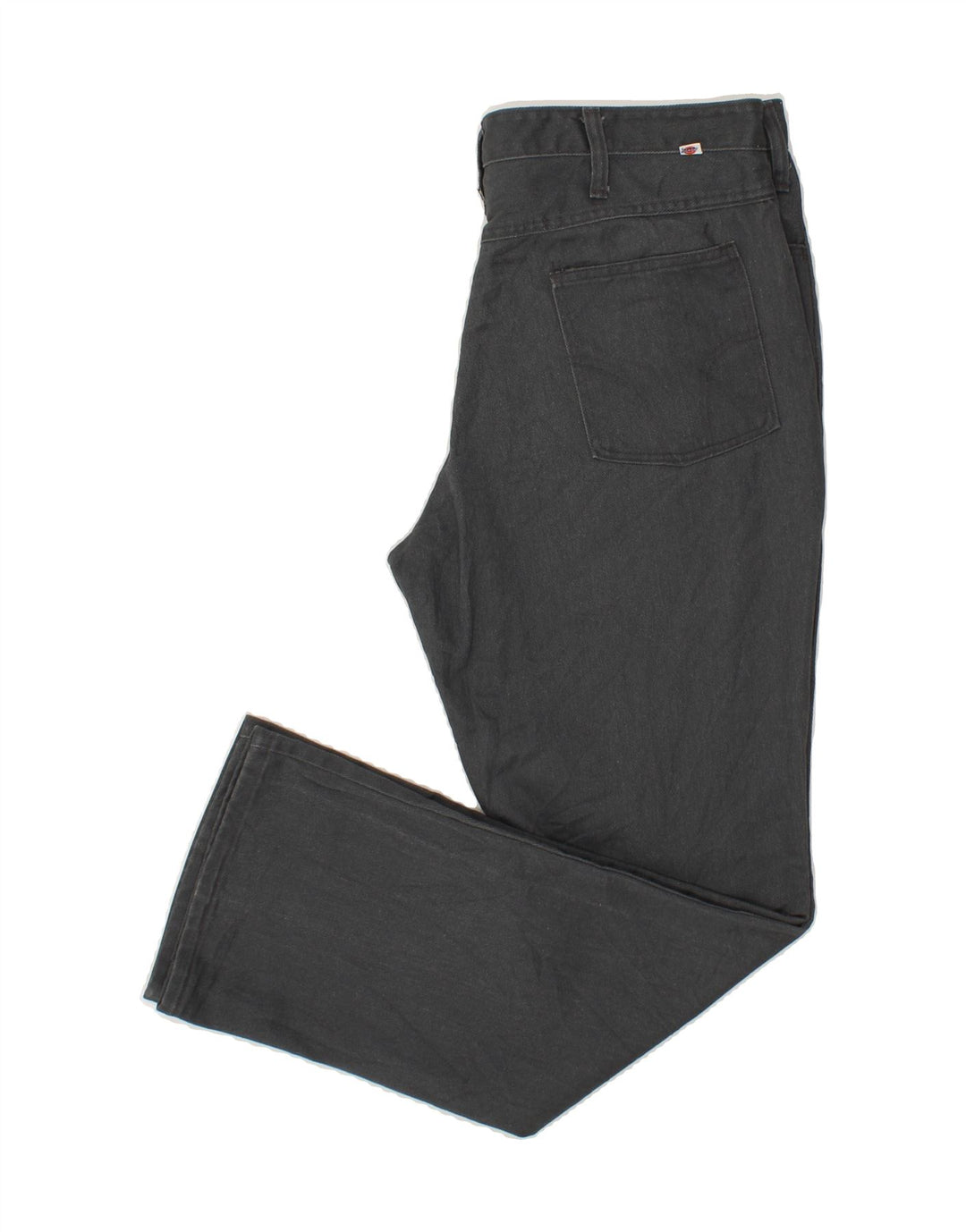 DICKIES Womens Straight Casual Trousers W34 L30 Grey Vintage Dickies and Second-Hand Dickies from Messina Hembry 