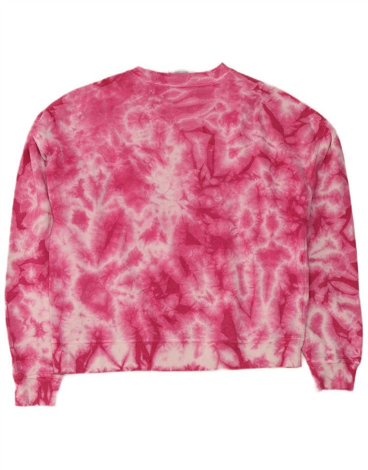 Damski sweter oversize Champion UK 14 Medium Pink Tie Dye