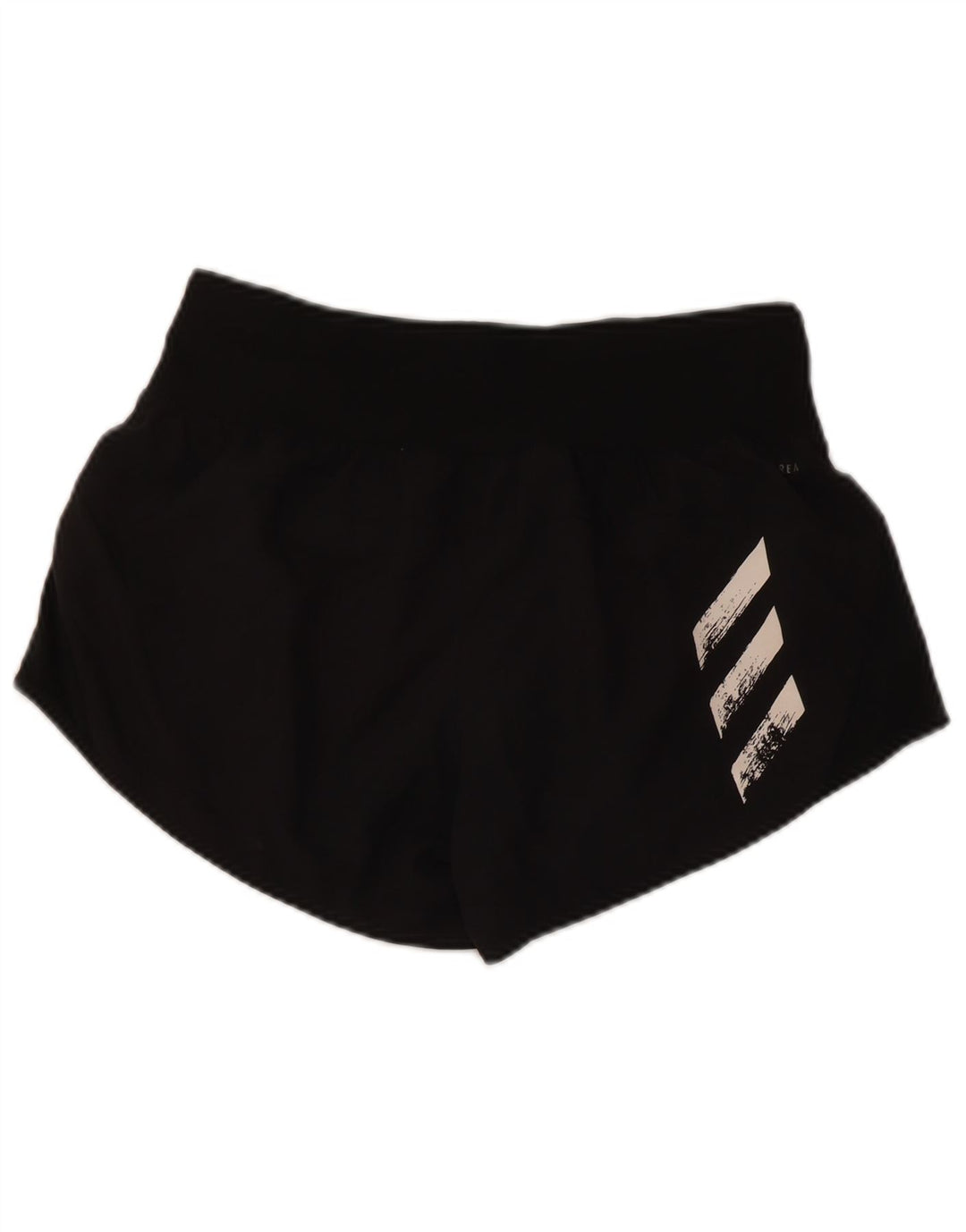 Adidas Womens Sport Shorts UK 10 Small Black Polyester