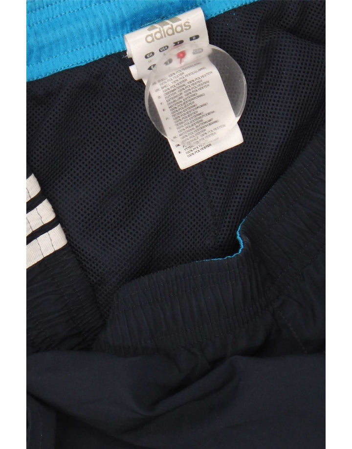 Adidas muške hlače od trenirke srednje tamnoplave poliesterske boje
