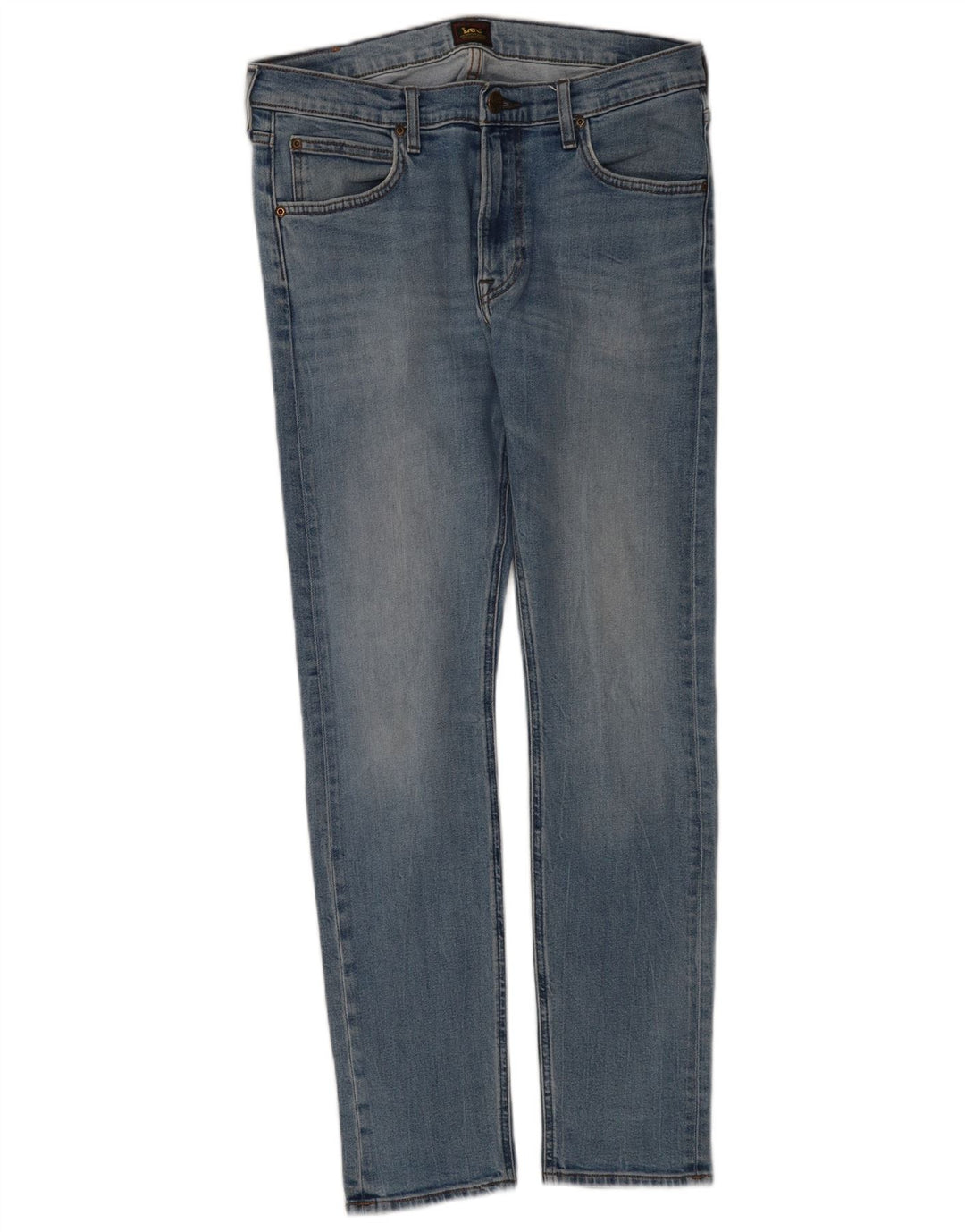 Lee Mens Luke Slim Jeans W32 L32 Blue Cotton