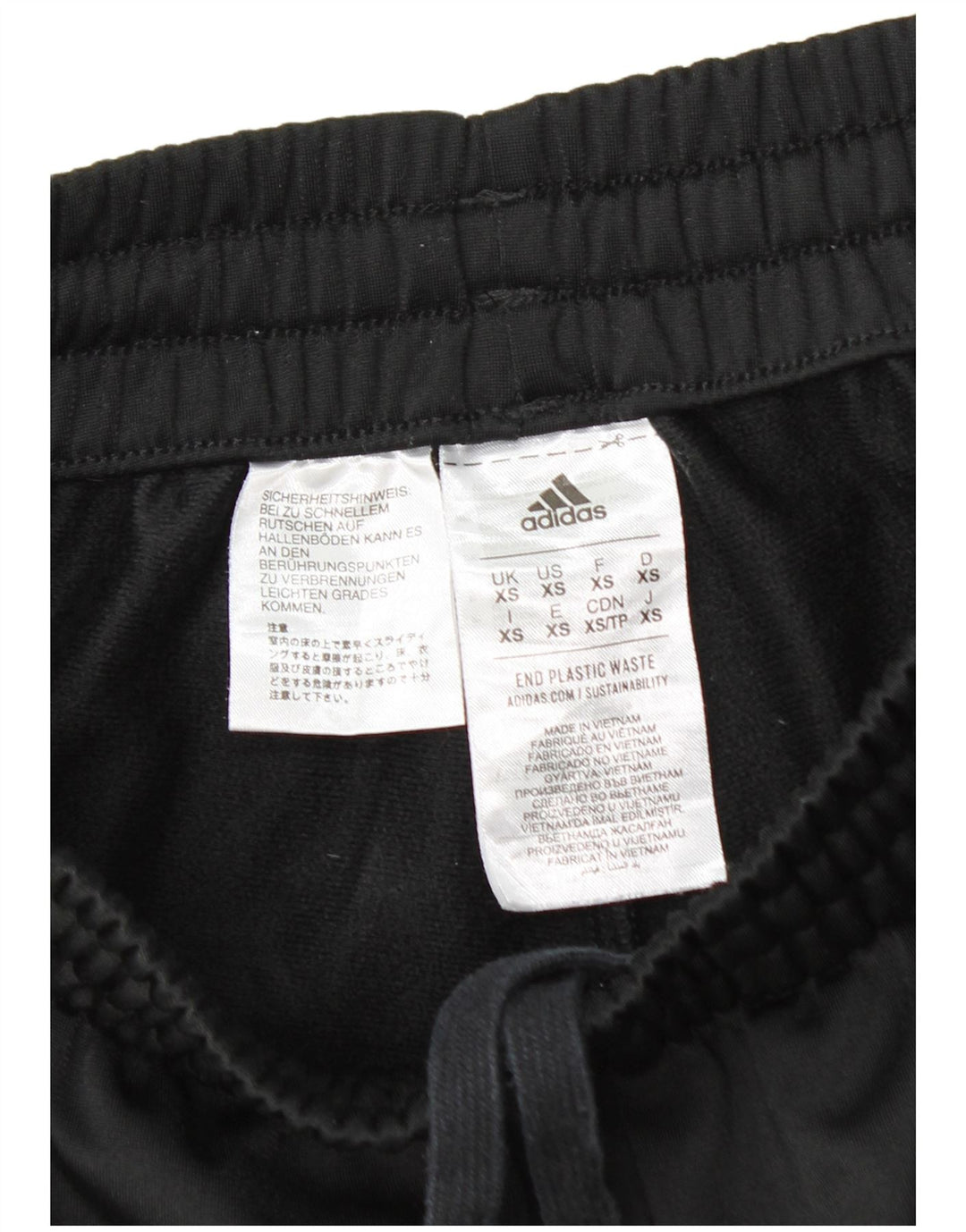 Adidas Mens Tracksuit Trousers Joggers XS  Black Polyester