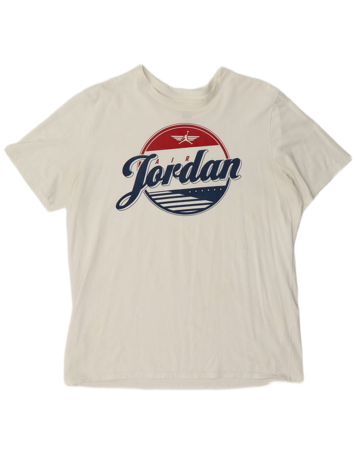 Jordan T-shirt graphique pour homme XL Blanc