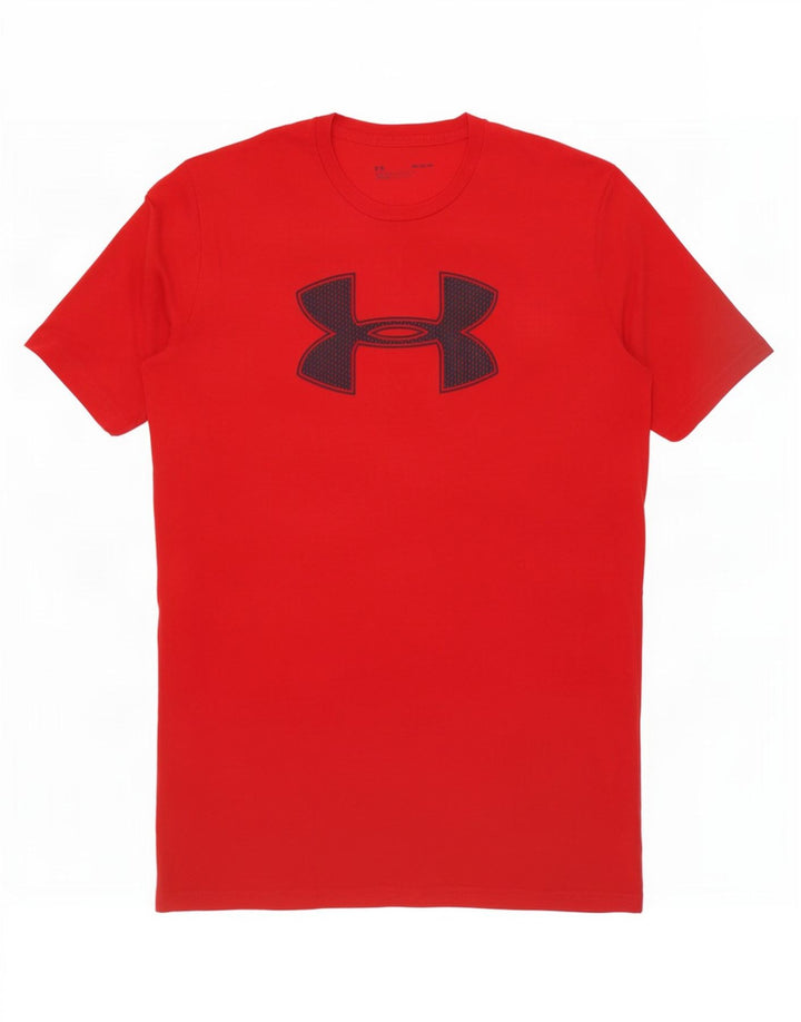 Maglietta grafica da uomo Under Armour rosso medio