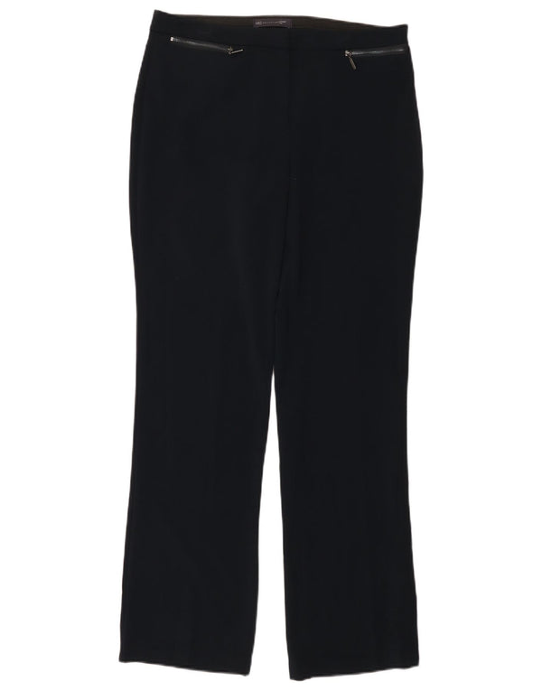 Marks & Spencer Dame Casual Bukser UK 12 Medium W32 L30 Navy Blue