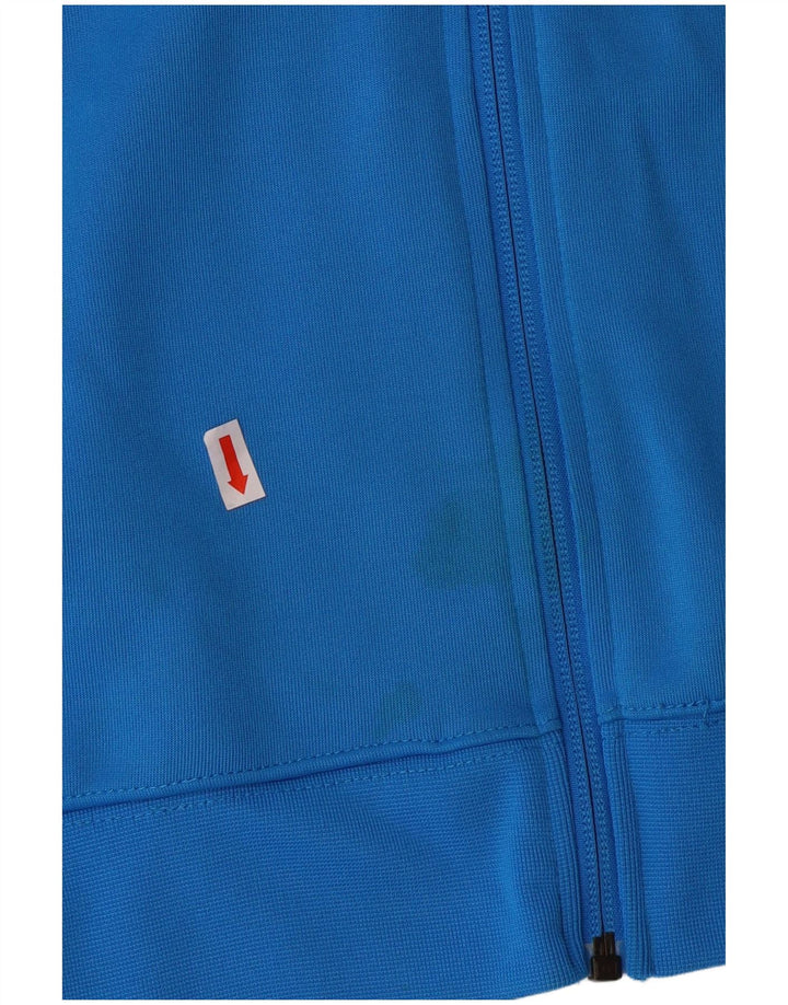 Giacca superiore della tuta da uomo Nike in poliestere blu medio