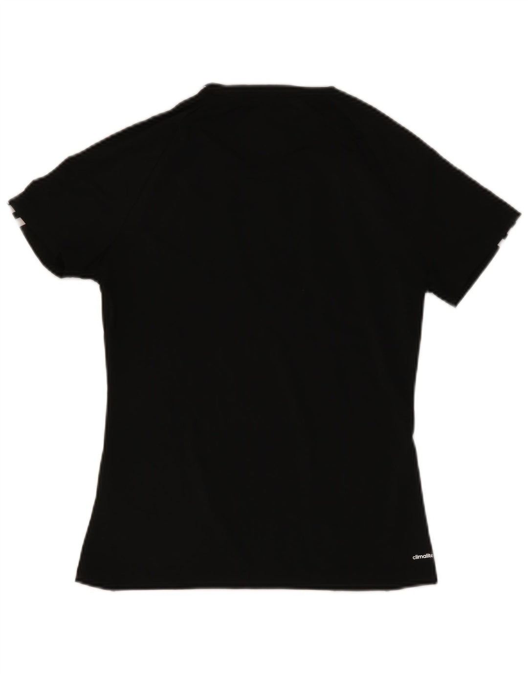 Adidas Womens Climalite T-Shirt Top UK 8/10 Small Black Polyester