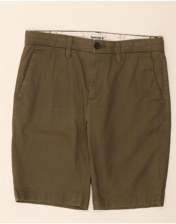 Timberland Herre Chino Shorts W30 Medium Khaki Bomuld