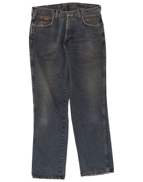 Мужские прямые джинсы Wrangler Texas W32 L31, синий хлопок