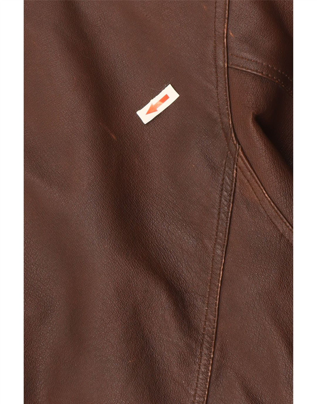 Vintage Mens Leather Jacket UK 40 Large Brown Leather