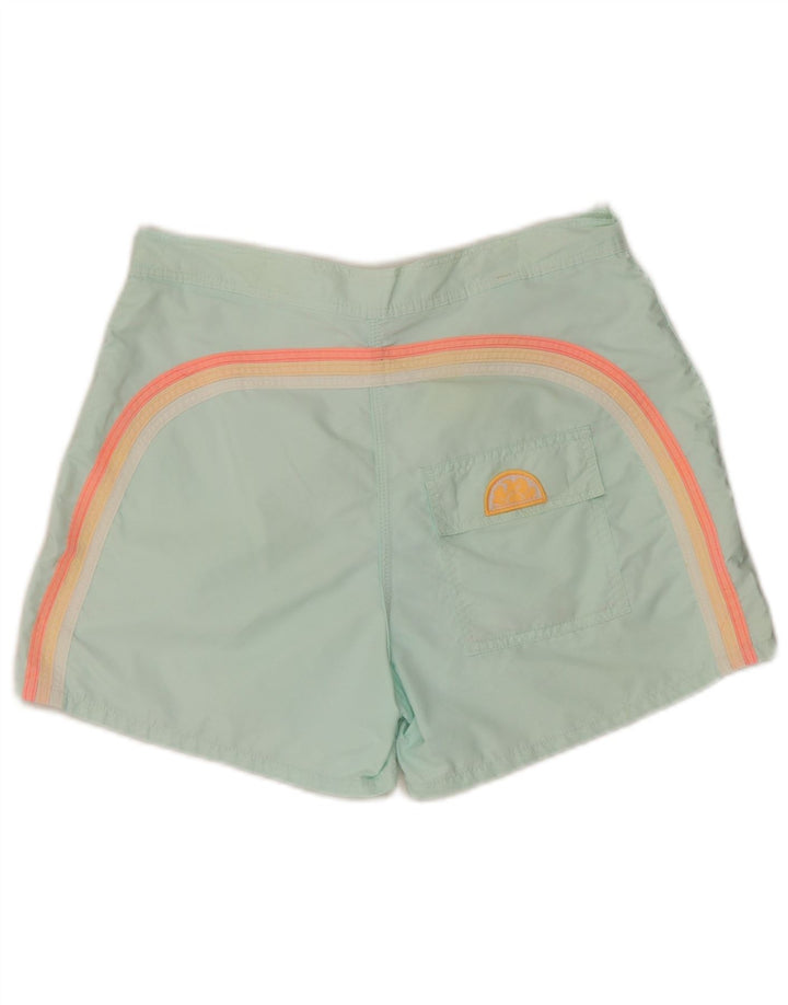 Sundek Mens Swimming Shorts Medium Turquoise Nylon
