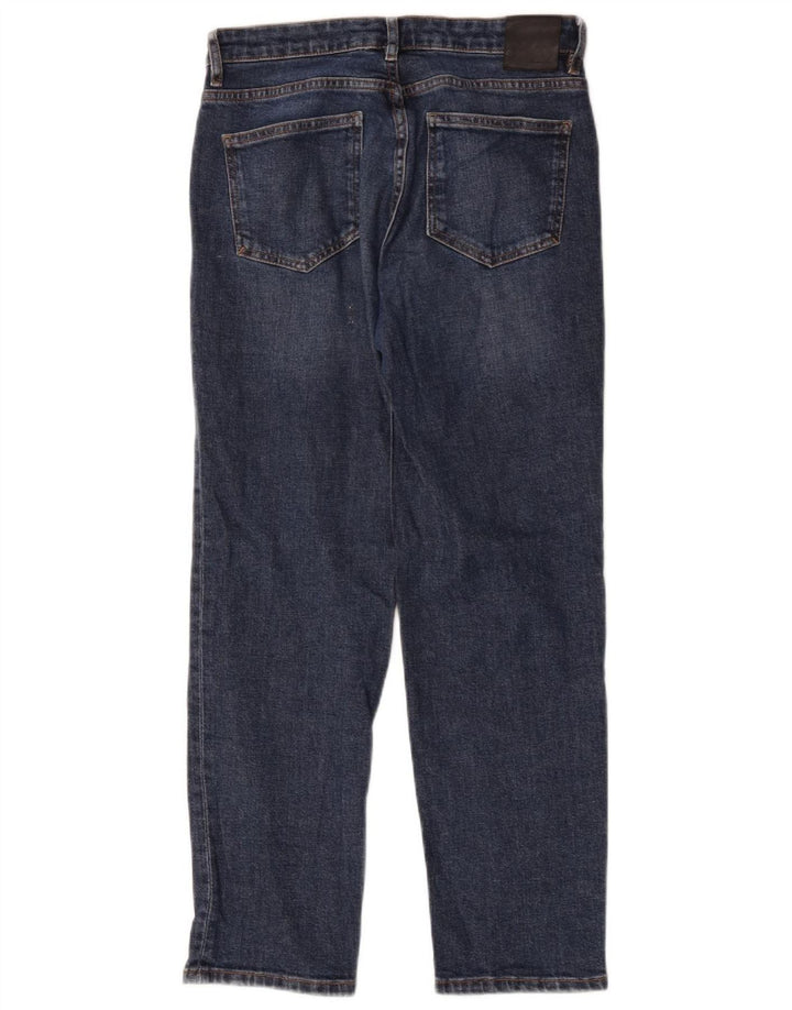 Massimo Dutti Womens Straight Jeans W30 L27 Blue Cotton