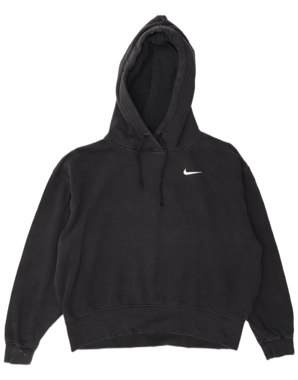 Pulover supradimensionat pentru femei Nike UK 10 Bumbac gri mic