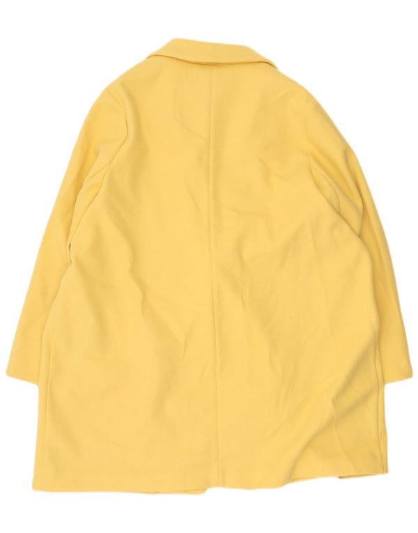 Marks & Spencer Abrigo para mujer UK 24 4XL Algodón amarillo