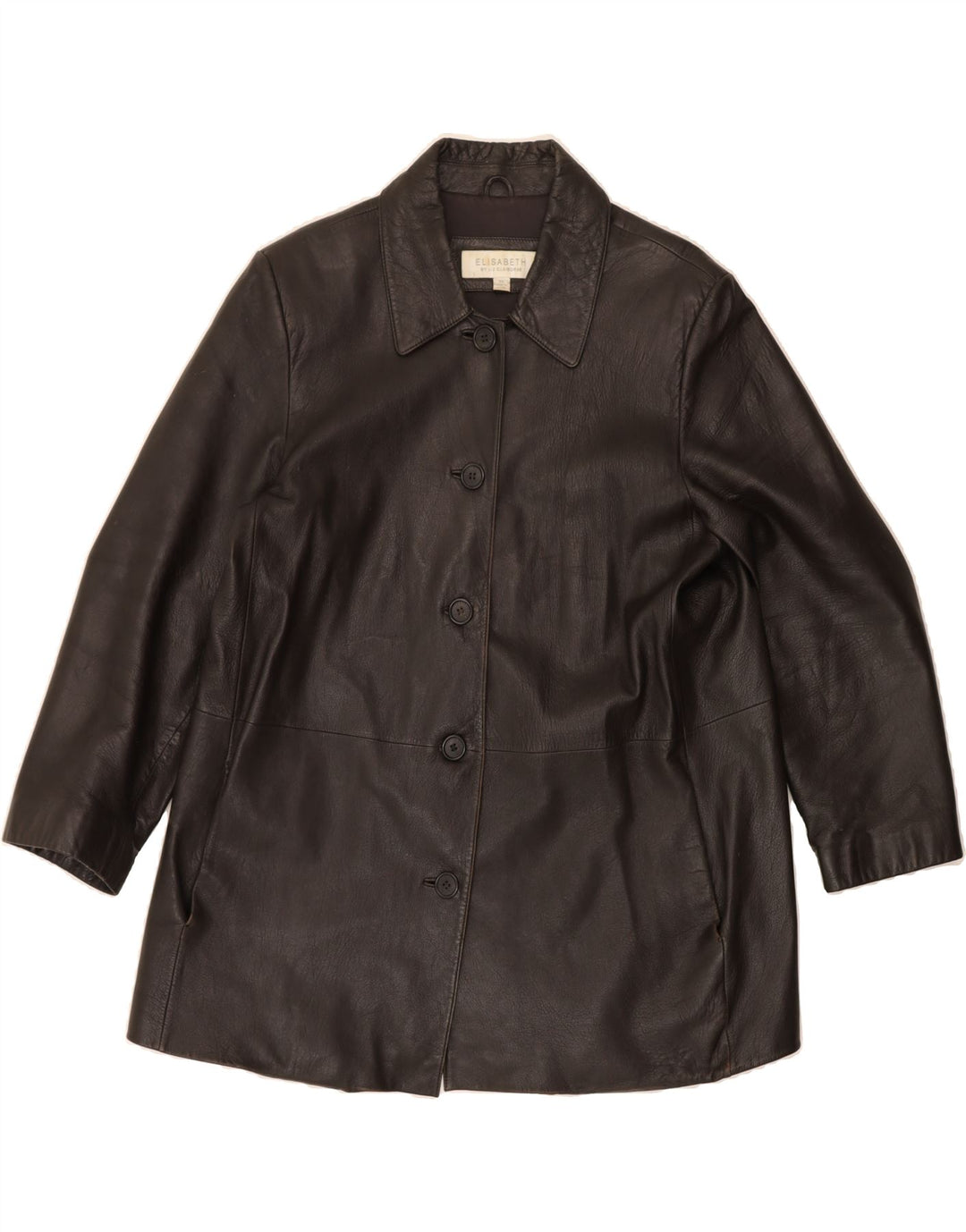 LIZ CLAIBORNE Womens Leather Jacket XL Black Leather Vintage Liz Claiborne and Second-Hand Liz Claiborne from Messina Hembry 