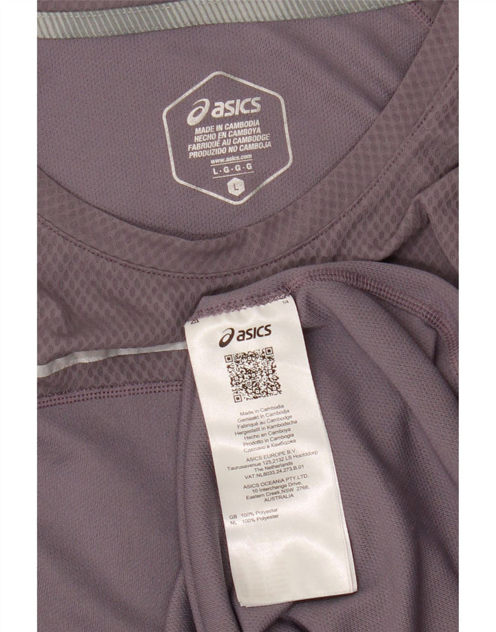 Asics Damen UK 14 Large Lila Polyester Sport