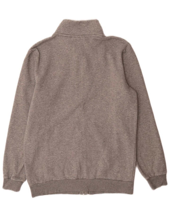 Puma Mens Tracksuit Top Jacket Small Grey Flecked Cotton