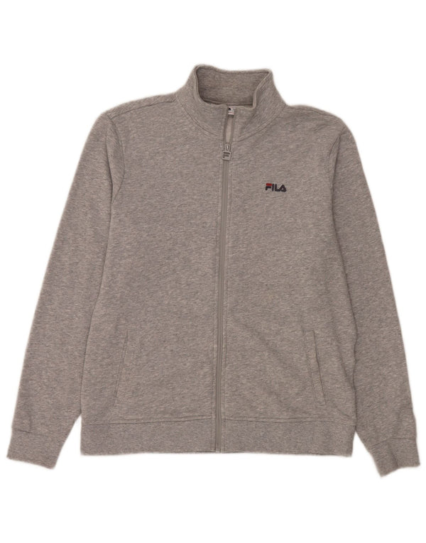 Fila Γυναικεία αθλητική φόρμα Top Jacket UK 14 Medium Grey Cotton