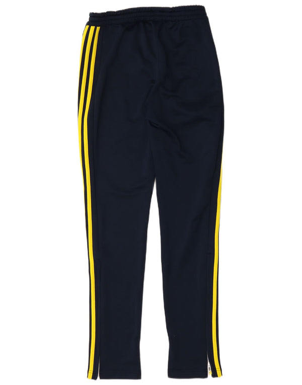 Adidas Mens Tracksuit Trousers Small Navy Blue Polyester