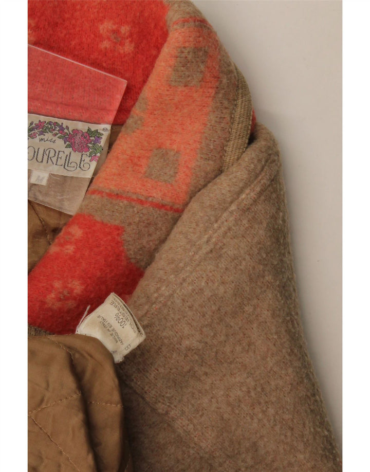 Amourelle Abrigo para mujer Reino Unido 44 Medio Multicolor Fair Isle Novedad