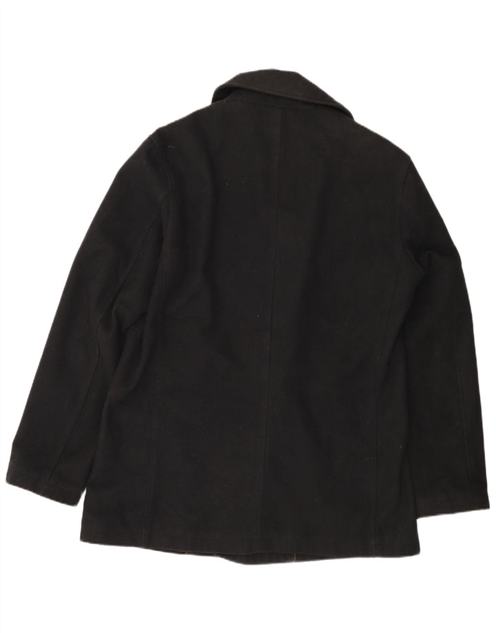 Marks & Spencer Caban pour homme UK 40 Large Noir Polyester