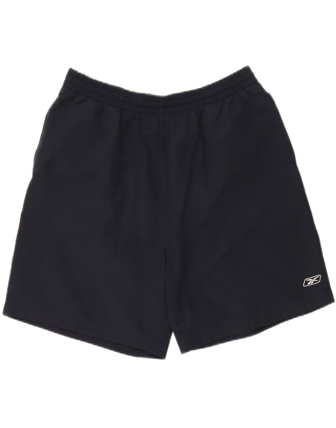 REEBOK Mens Sport Shorts Large Navy Blue Polyester