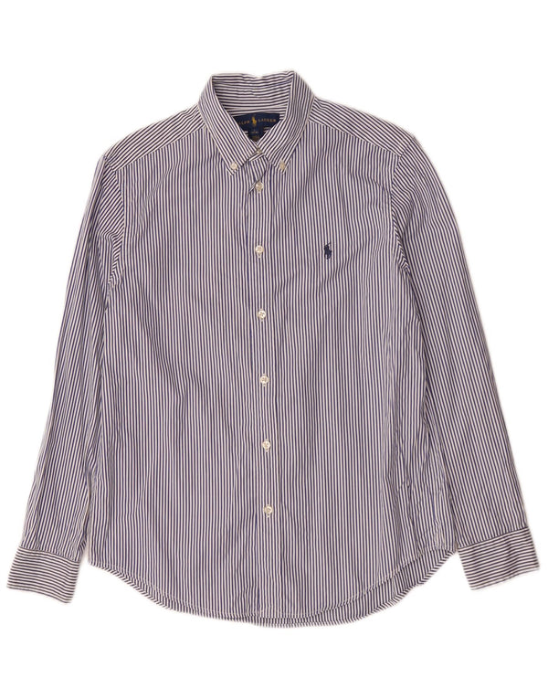 Camicia Ralph Lauren per ragazzi 14-15 anni, cotone gessato blu grande