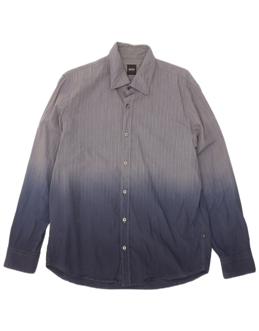 Hugo Boss Herreskjorte Large Blue Tie Dye Bomuld