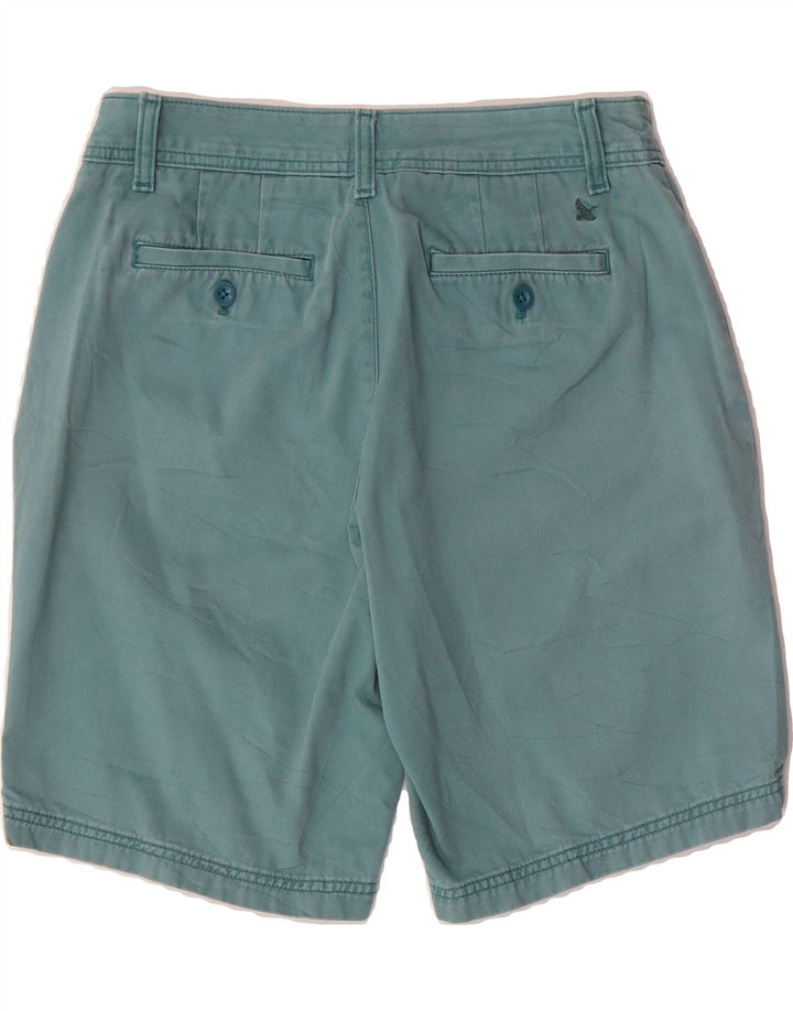 EDDIE BAUER Womens Casual Shorts US 4 Small W30 Blue Cotton Vintage Eddie Bauer and Second-Hand Eddie Bauer from Messina Hembry 