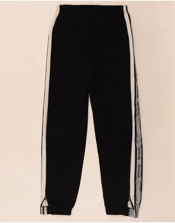 Reebok Herre grafisk træningsdragt Bukser Joggers Large Black Colourblock