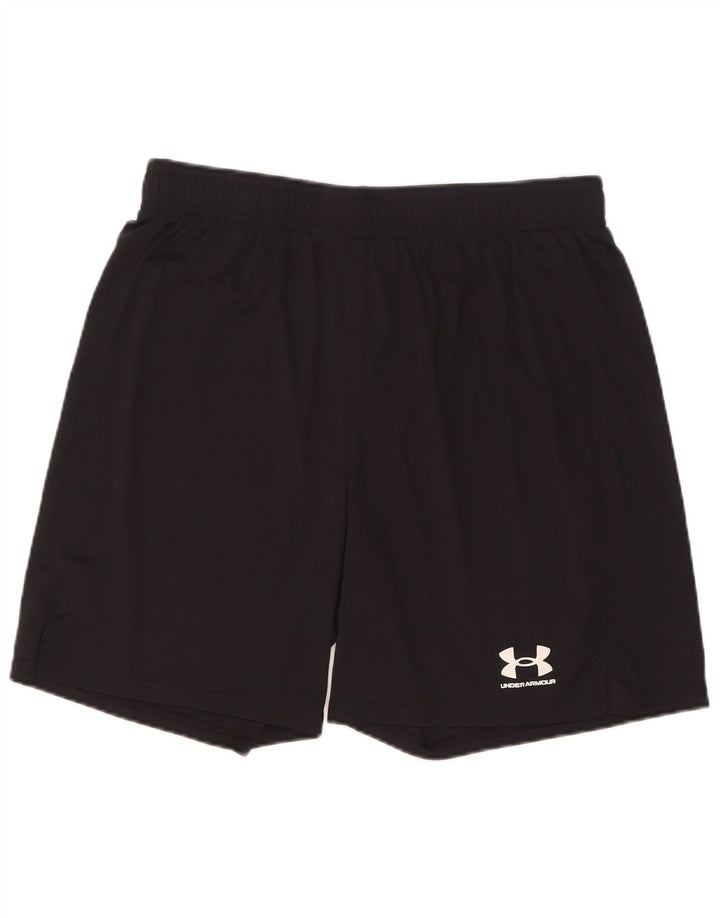 Мужские спортивные шорты Under Armour, большие черные из полиэстера