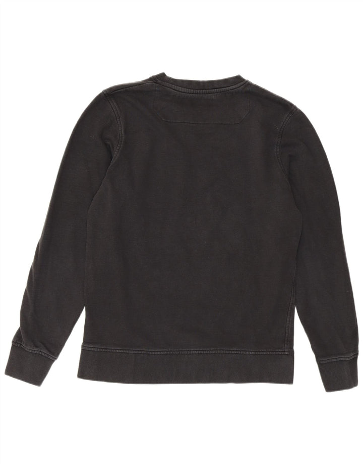 Jack & Jones Mens Graphic Sweatshirt Jumper Small Black Cotton