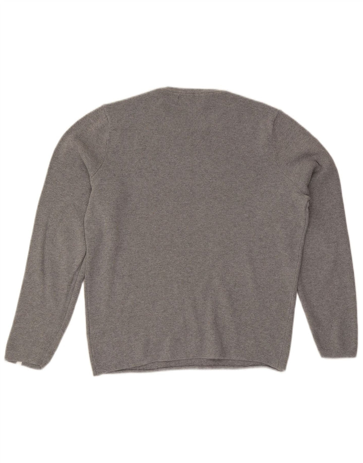 Sweter damski Marks & Spencer z okrągłym dekoltem, UK 14, średni szary