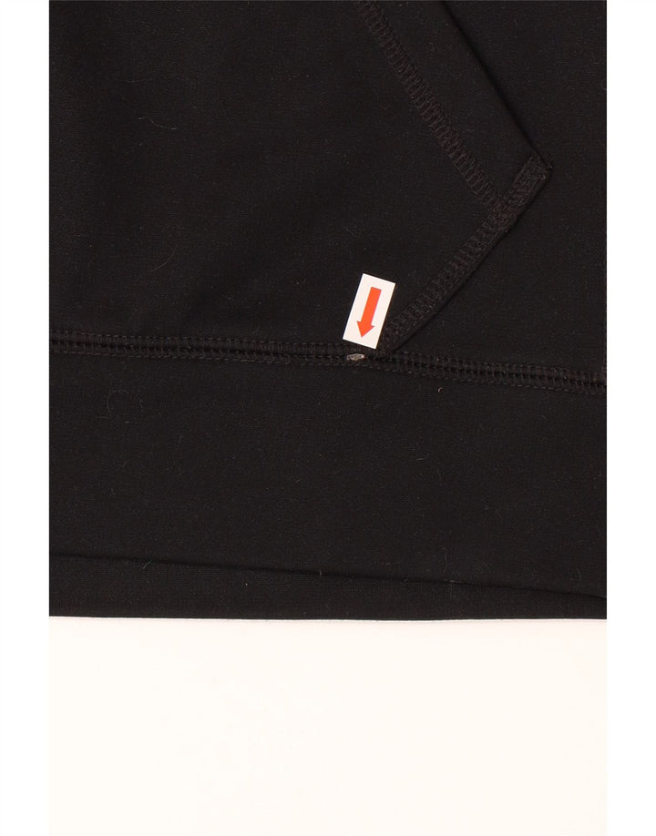NIKE Mens Therma-Fit Hoodie Jumper Small Black Polyester