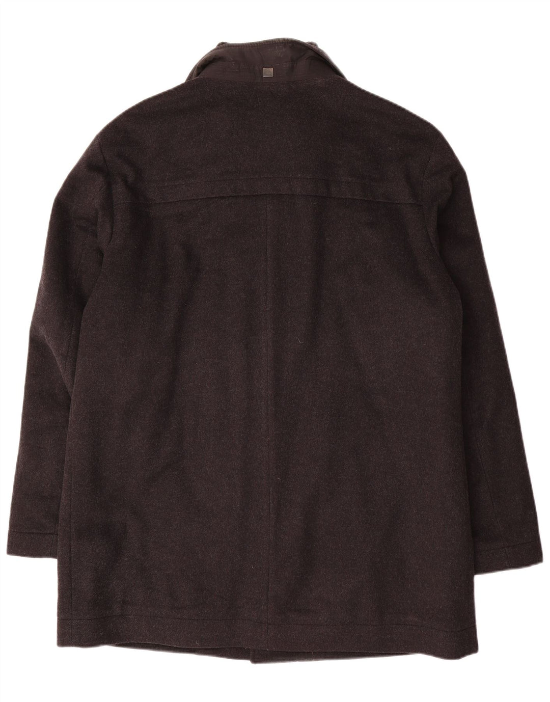 Hugo Boss Herre Overfrakke EU 52 XL Grå Uld