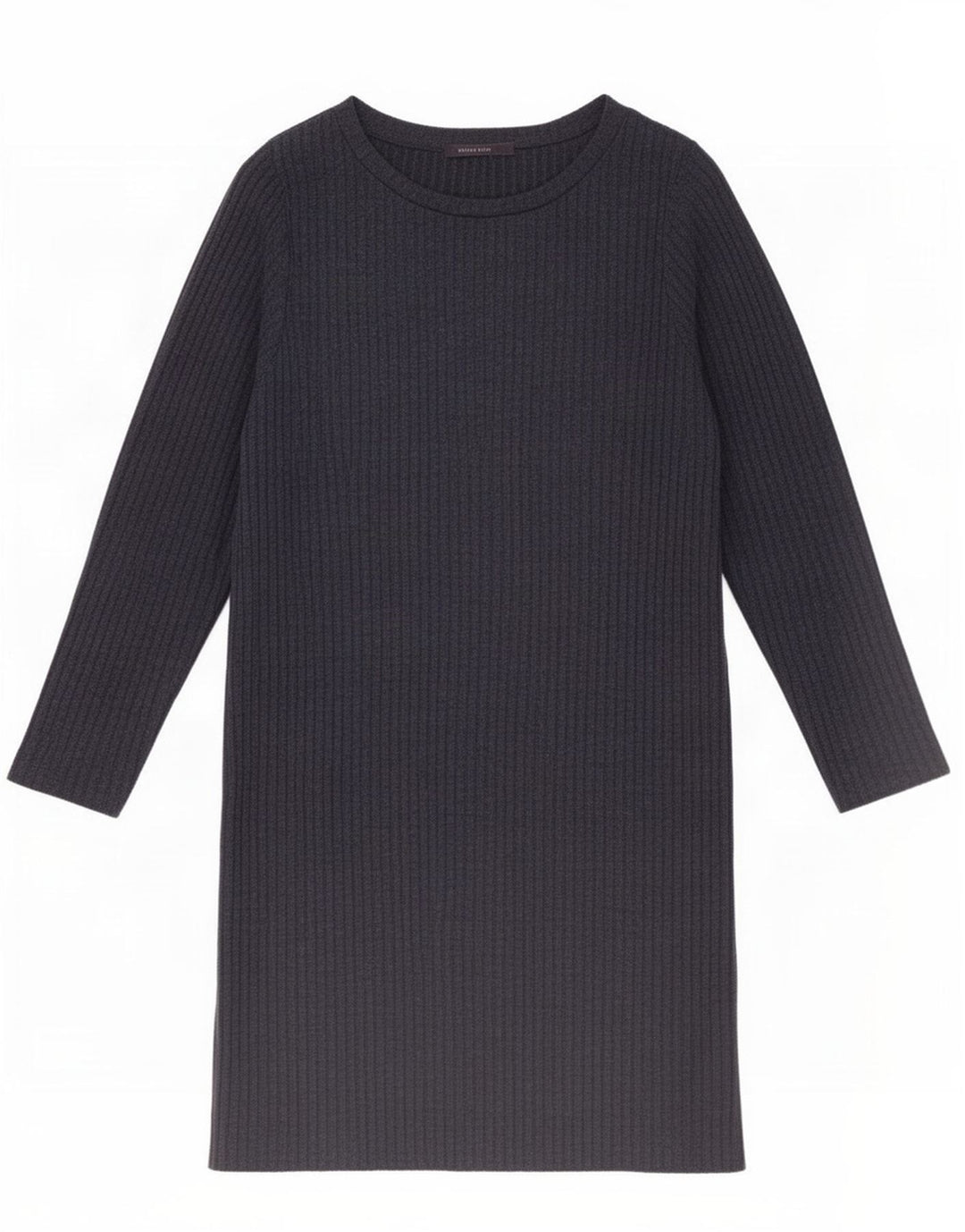 Marks & Spencer Γυναικείο μακρυμάνικο βασικό φόρεμα UK 16 Large Navy Blue