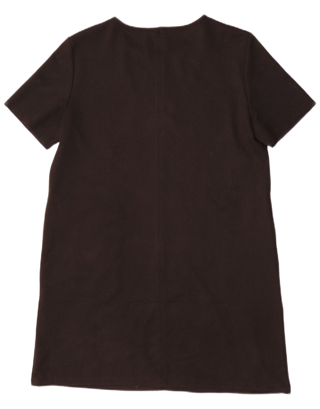 Vestido feminino Zara UK 16 grande poliéster preto