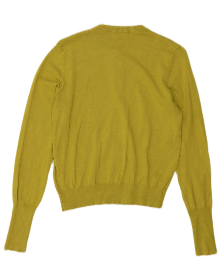 Marks & Spencer Womens Cardigan Sweater UK 10 Small  Green Viscose