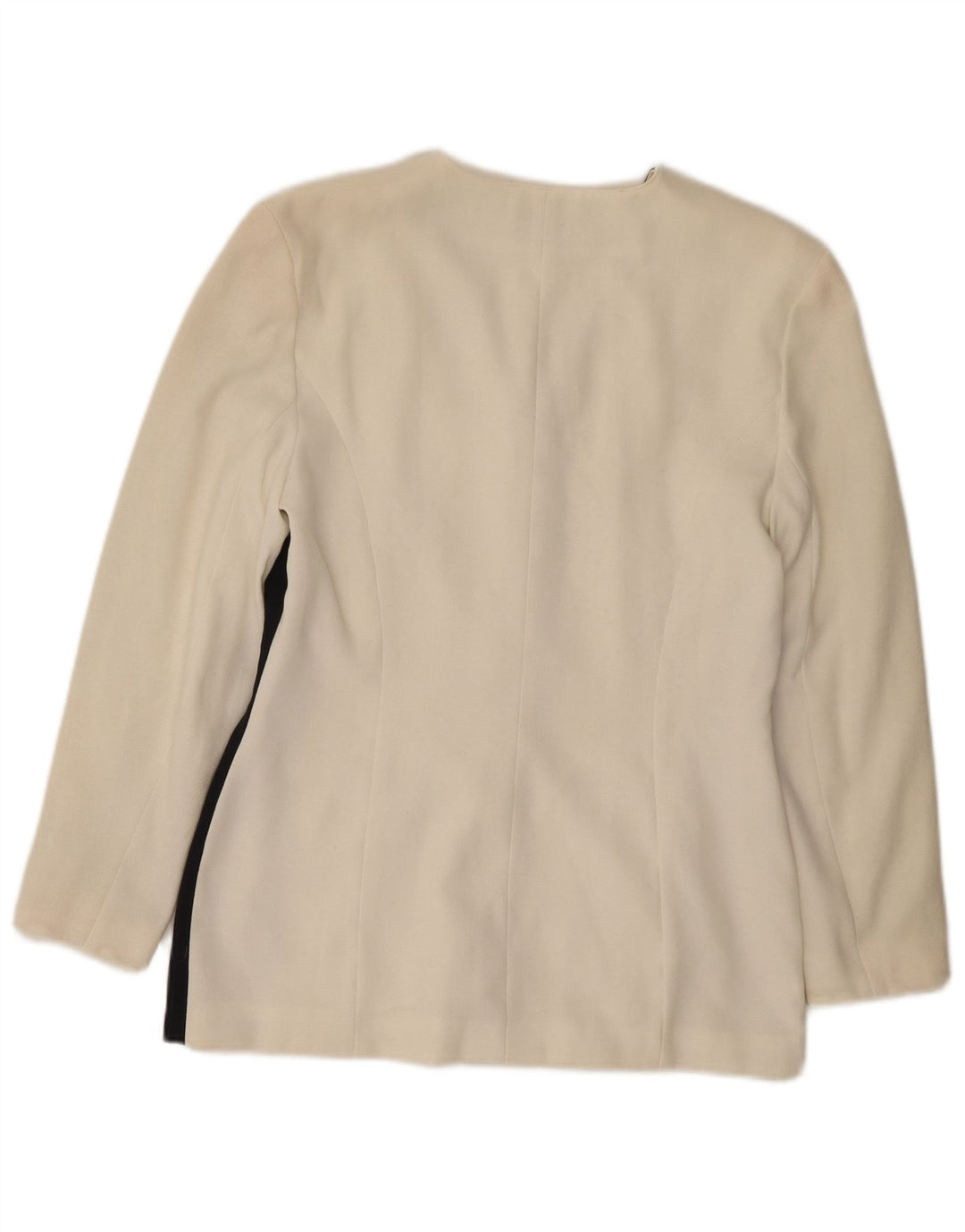 YESSICA Womens 4 Button Blazer Jacket EU 40 Medium White Colourblock